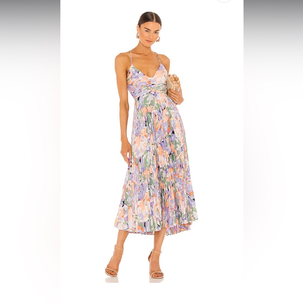 ASTR the Label - Blythe Dress in Coral Multi